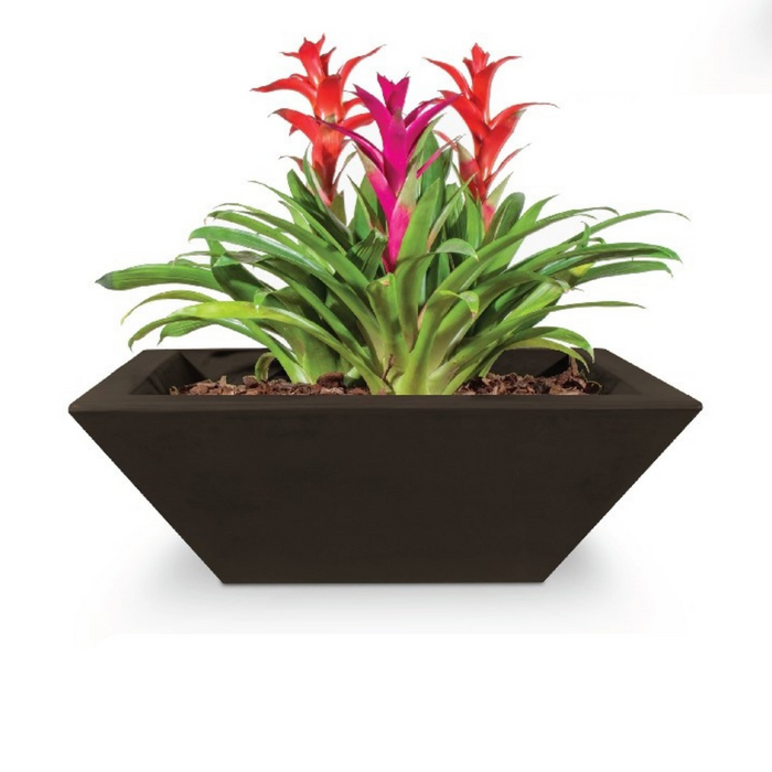 The Outdoor Plus Maya GFRC Concrete Square Planter Bowl - 36" - OPT-36SP