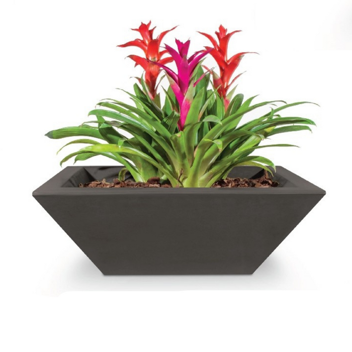 The Outdoor Plus Maya GFRC Concrete Square Planter Bowl - 36" - OPT-36SP