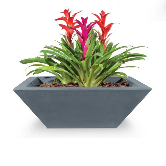 The Outdoor Plus Maya GFRC Concrete Square Planter Bowl - 36" - OPT-36SP