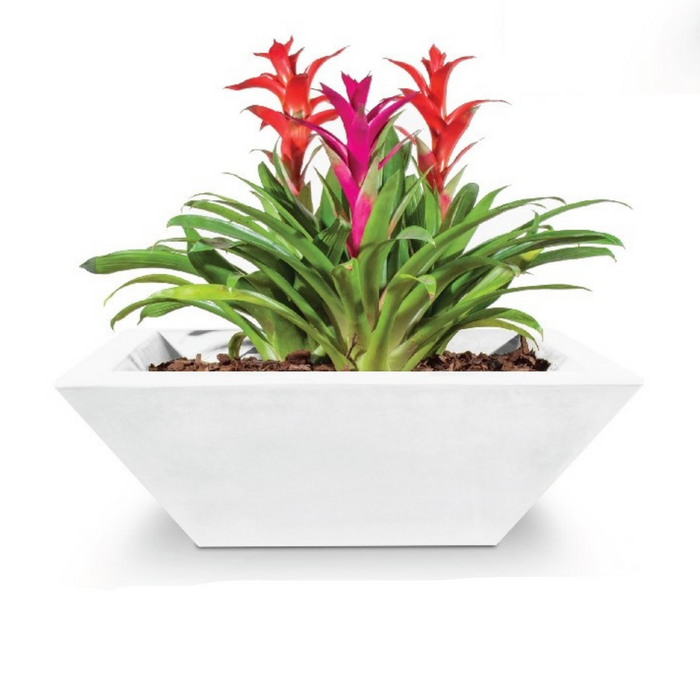 The Outdoor Plus Maya GFRC Concrete Square Planter Bowl - 36" - OPT-36SP