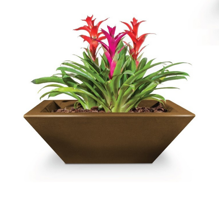 The Outdoor Plus Maya GFRC Concrete Square Planter Bowl - 36" - OPT-36SP