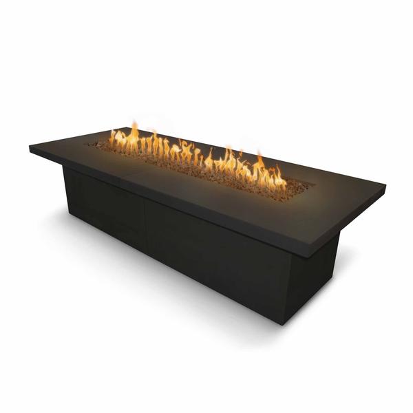 The Outdoor Plus Newport Concrete Fire Table 72" x 36" - 12V Electronic Ignition - OPT-NPTT72E12V