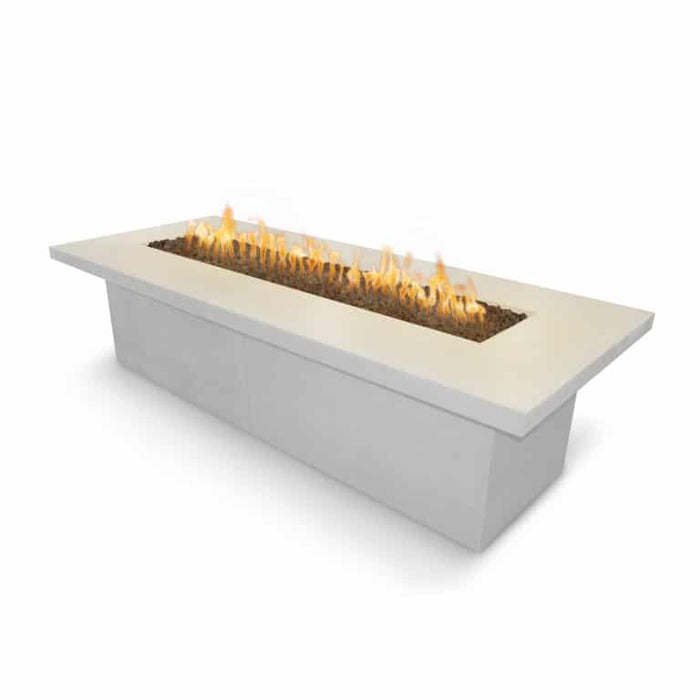 The Outdoor Plus Newport Concrete Fire Table 72" x 36" - 12V Electronic Ignition - OPT-NPTT72E12V