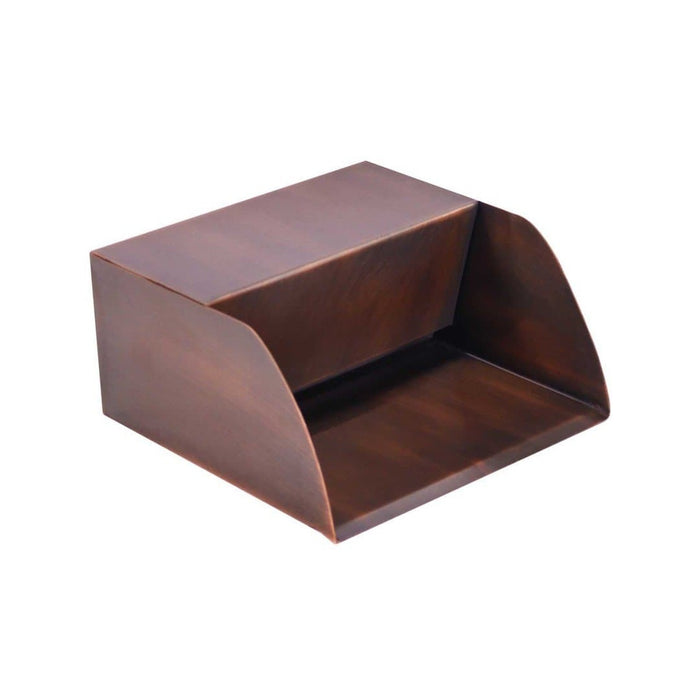 The Outdoor Plus Radius Scupper 12" - Copper OPT-RSE12