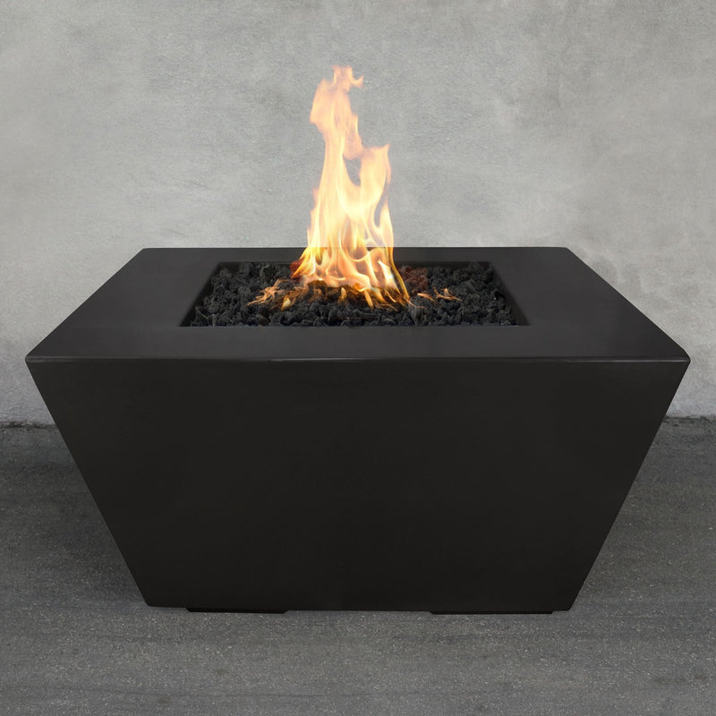 The Outdoor Plus Redan 50" Concrete Fire Pit - 110V Plug & Play Electronic Ignition - OPT-RDN50EKIT