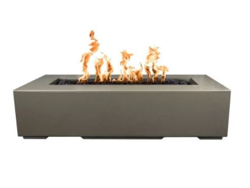 The Outdoor Plus Regal 54" Concrete Fire Pit - Flame Sense System with Push Button Spark Igniter - OPT-RGL54FSEN