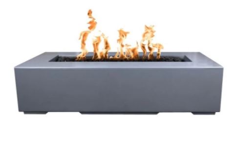 The Outdoor Plus Regal 54" Concrete Fire Pit - Flame Sense System with Push Button Spark Igniter - OPT-RGL54FSEN