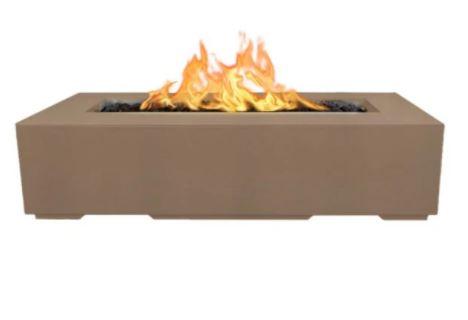 The Outdoor Plus Regal 54" Concrete Fire Pit - 110V Plug & Play Electronic Ignition - OPT-RGL54EKIT