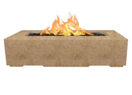 The Outdoor Plus Regal 54" Concrete Fire Pit - Match Lit -  OPT-RGL54