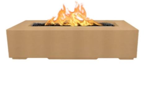 The Outdoor Plus Regal 54" Concrete Fire Pit - Match Lit with Flame Sense System - OPT-RGL54FSML