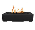 The Outdoor Plus Regal 60" Concrete Fire Pit - Match Lit with Flame Sense System - OPT-RGL60FSML