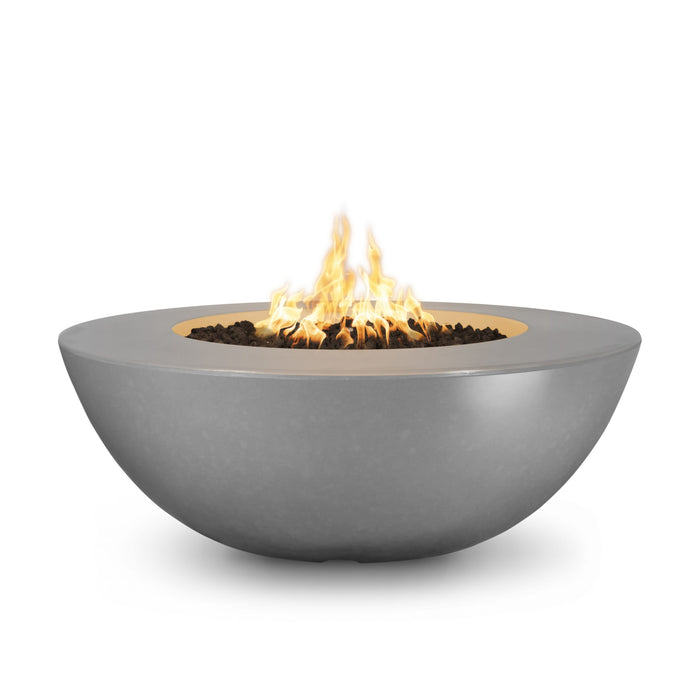 The Outdoor Plus Sedona Wide Lip Concrete Fire Pit - 48 in - Electronic Ignition OPT-SEDWL48EKIT