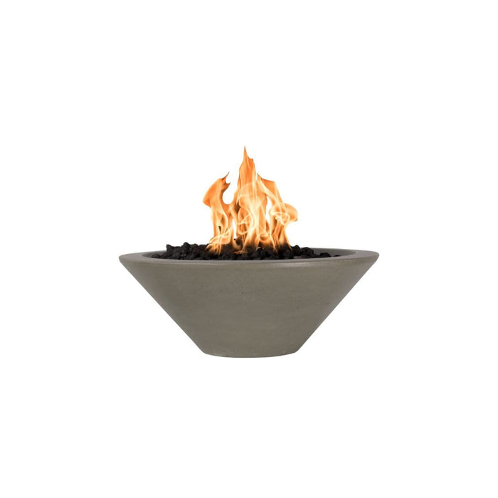 The Outdoor Plus Series Cazo GFRC 12V Electronic Round Fire Bowl - 31" - OPT-31RFOE12V