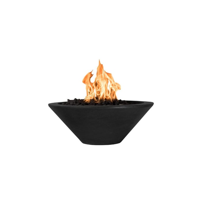 The Outdoor Plus Series Cazo GFRC 12V Electronic Round Fire Bowl - 31" - OPT-31RFOE12V