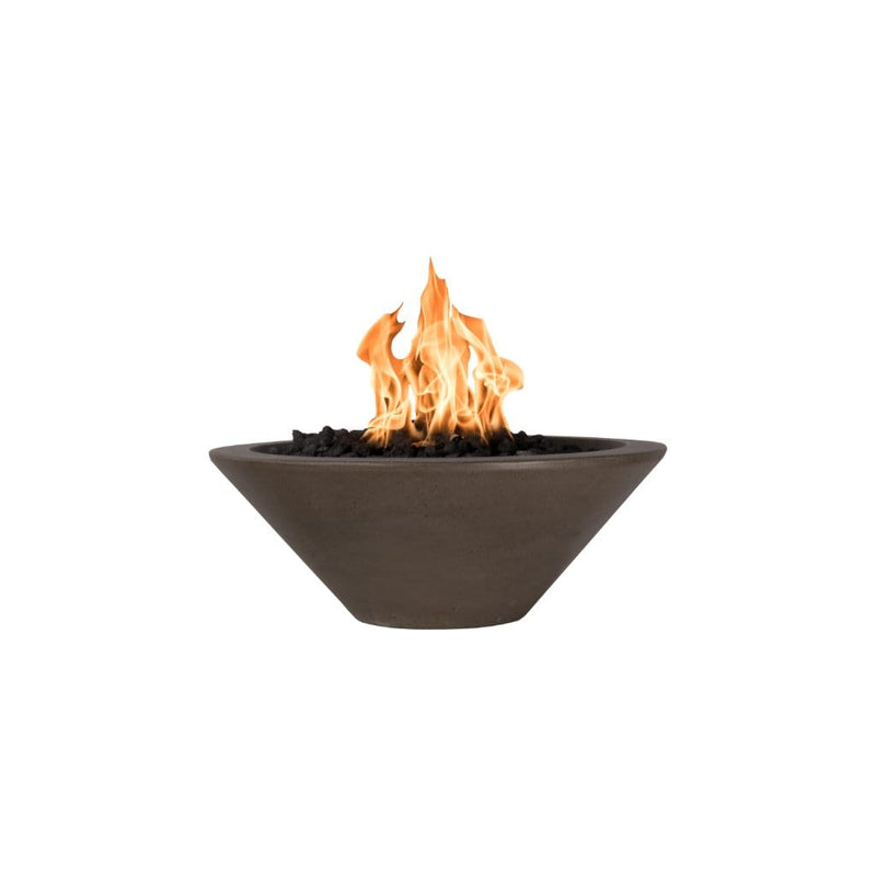 The Outdoor Plus Series Cazo GFRC 12V Electronic Round Fire Bowl - 31" - OPT-31RFOE12V