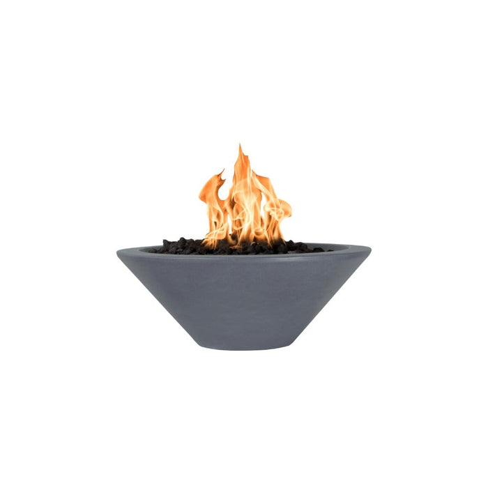 The Outdoor Plus Series Cazo GFRC 12V Electronic Round Fire Bowl - 31" - OPT-31RFOE12V