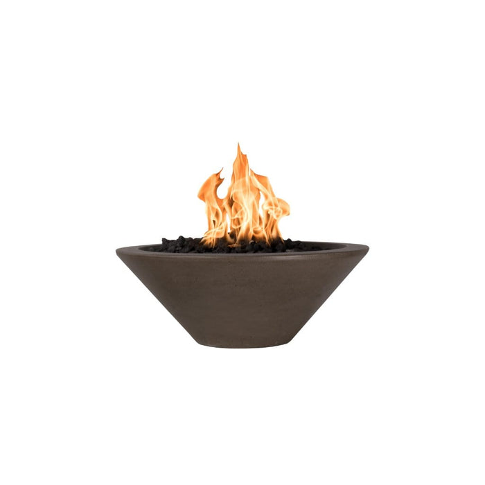 The Outdoor Plus Series Cazo GFRC 12V Electronic Round Fire Bowl - 48" - OPT-48RFOE12V