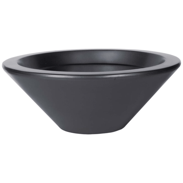 The Outdoor Plus Series Cazo GFRC Planter Bowl with Water - 24" - OPT-24RPW