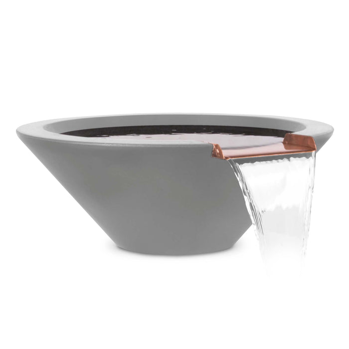 The Outdoor Plus Series Cazo GFRC Round Water Bowl - 24" - OPT-24RWO