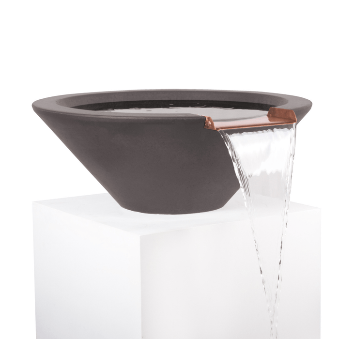 The Outdoor Plus Series Cazo GFRC Round Water Bowl - 31" - OPT-31RWO