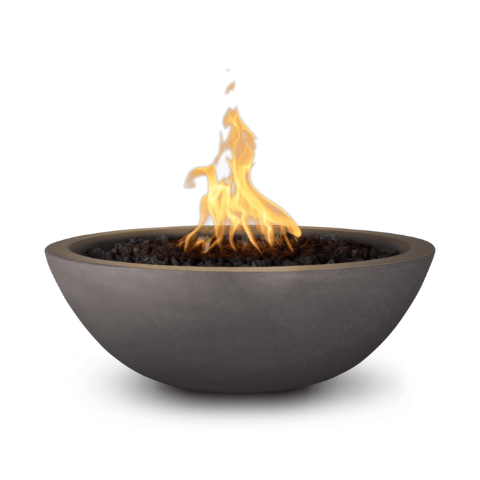 The Outdoor Plus Series Sedona GFRC 12V Electronic Round Fire Bowl - 27" - OPT-27RFOE12V