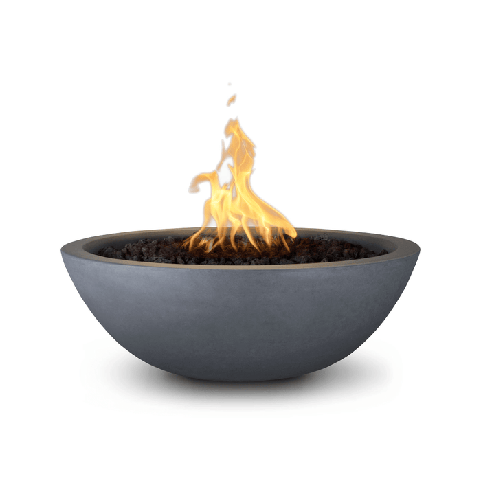 The Outdoor Plus Series Sedona GFRC 12V Electronic Round Fire Bowl - 27" - OPT-27RFOE12V