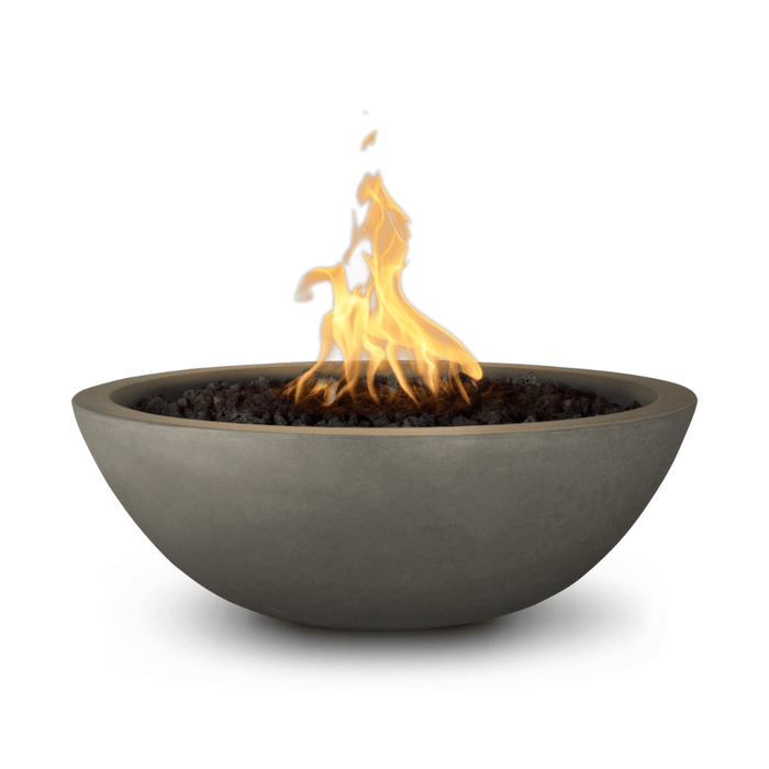 The Outdoor Plus Series Sedona GFRC 12V Electronic Round Fire Bowl - 33" - OPT-33RFOE12V