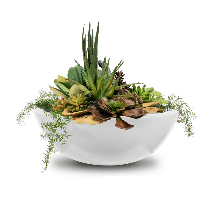 The Outdoor Plus Series Sedona GFRC Round Planter Bowl - 27" - OPT-27RP