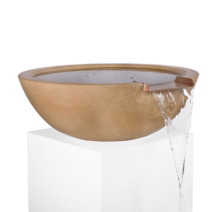 The Outdoor Plus Series Sedona GFRC Round Water Bowl - 27" - OPT-27RWO