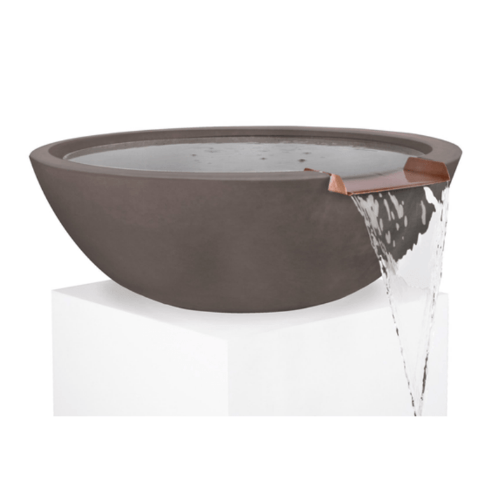 The Outdoor Plus Series Sedona GFRC Round Water Bowl - 27" - OPT-27RWO