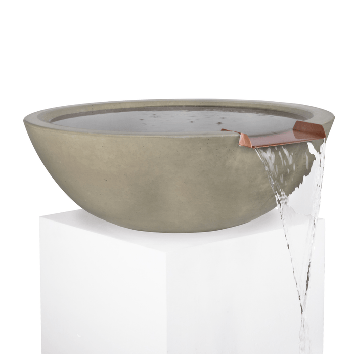 The Outdoor Plus Series Sedona GFRC Round Water Bowl - 33" - OPT-33RWO