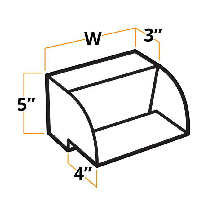 The Outdoor Plus Smooth Flow Radius Scupper 12" - 316 Marine Grade Stainless Steel  - OPT-SFR12-SS