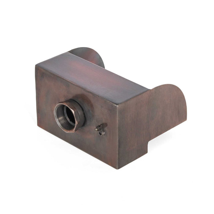 The Outdoor Plus Smooth Flow Radius Scupper 8" - Copper OPT-SFR8