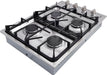 Thor 30 in. Drop-in Natural Gas Cooktop in Stainless Steel 