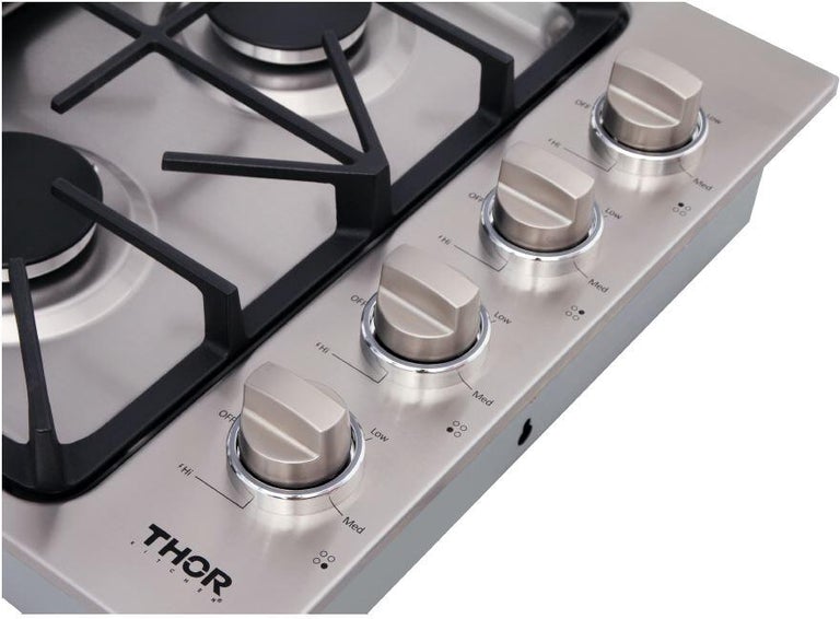 Thor 30 in. Drop-in Natural Gas Cooktop in Stainless Steel 