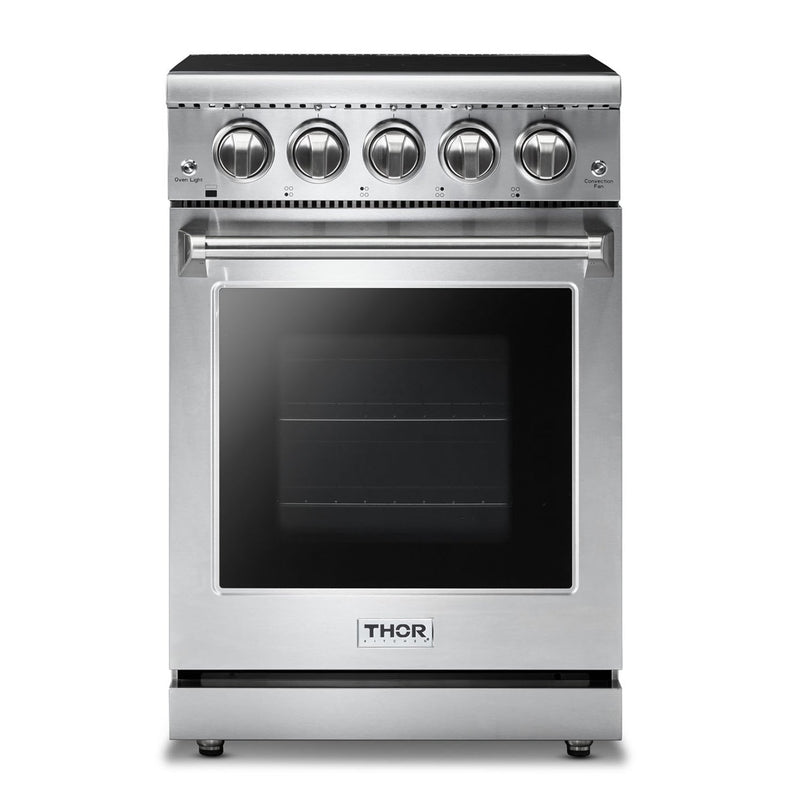 Thor Kitchen 24-Inch 3.73 cu. ft. Oven Electric Range in Stainless Steel (HRE2401)