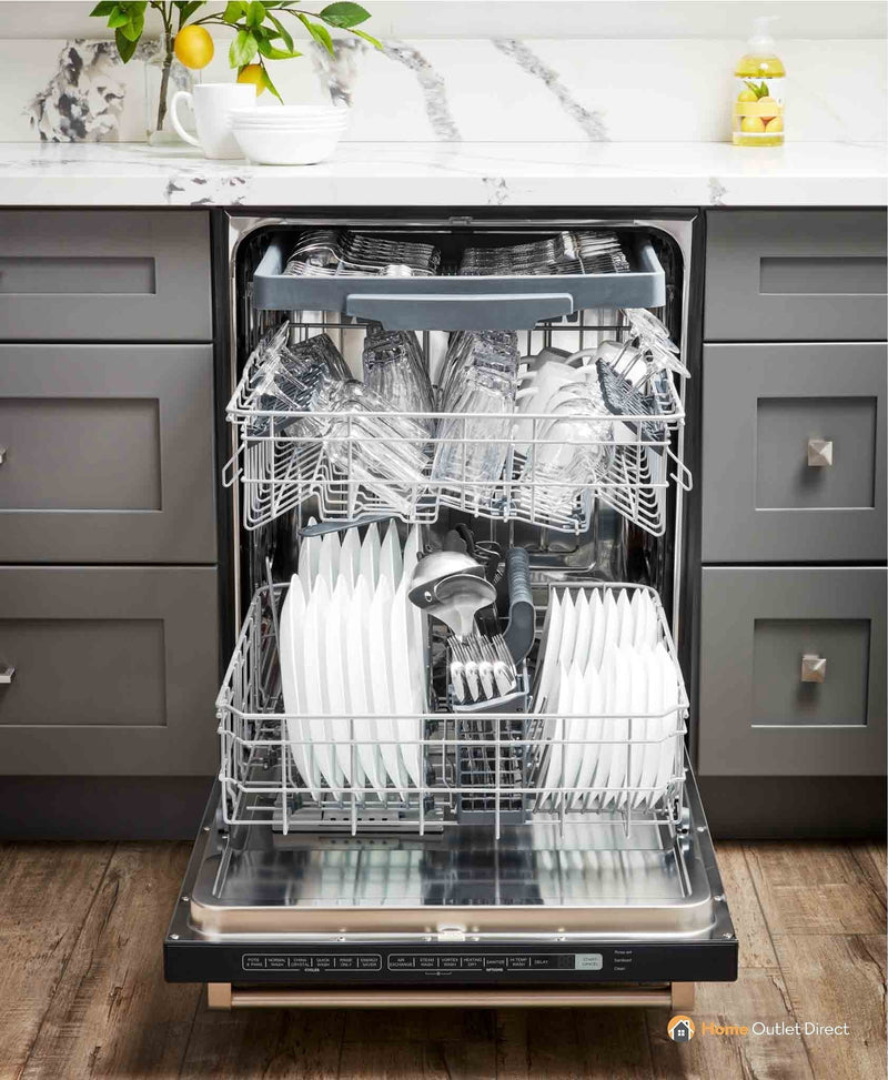 Thor Kitchen 3-Piece Pro Appliance Package - 36-Inch Gas Range, Dishwasher & Refrigerator with Water Dispenser in Stainless Steel