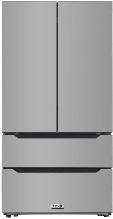 Thor Kitchen 36" 22.50 cu. ft. French Door Refrigerator in Stainless Steel