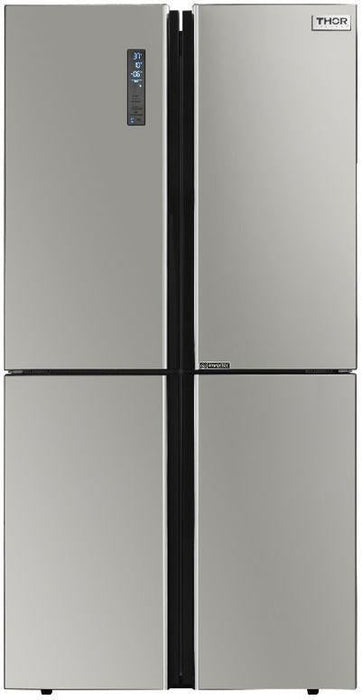 Thor Kitchen 36 in. 22.60 cu. ft. French Door Refrigerator in Stainless Steel 