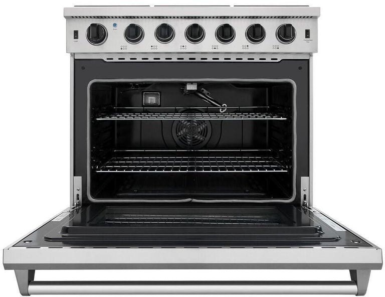 Thor Kitchen 36 in. 6.0 Cu. Ft Professional Gas Range in Stainless Steel 