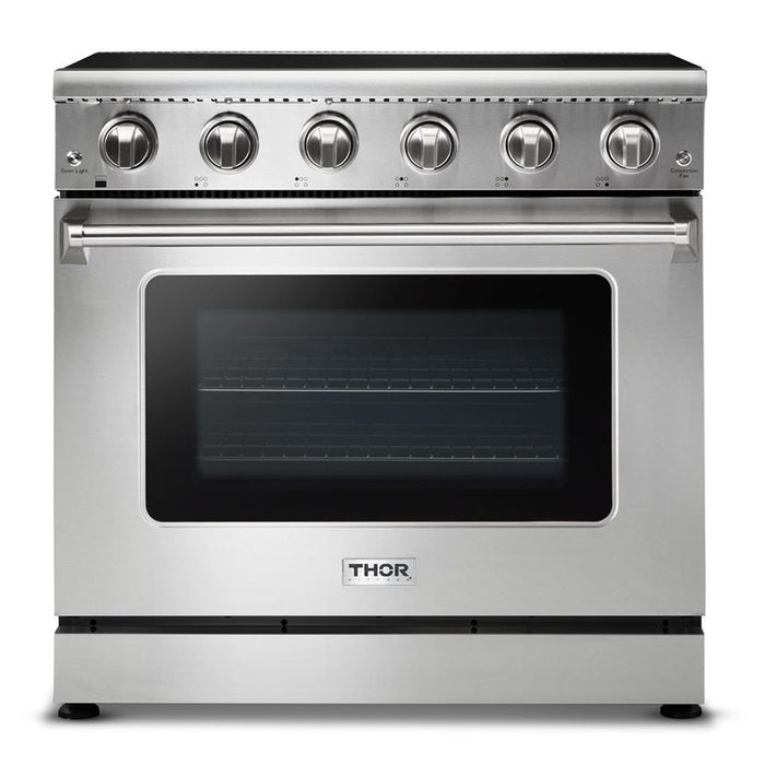 Thor Kitchen 36 in. Professional Electric Range in Stainless Steel 