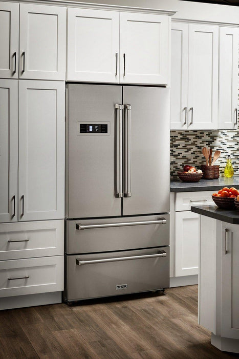 Thor Kitchen 36 inch Counter Depth Refrigerator Stainless Steel 