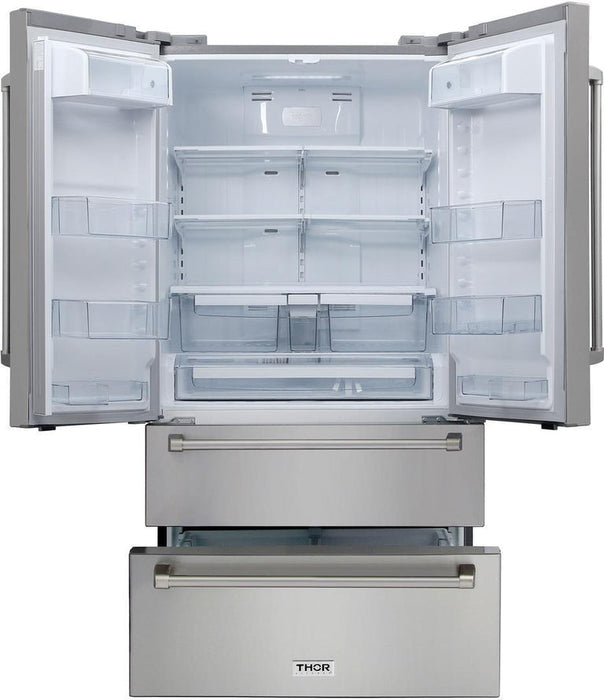 Thor Kitchen 36 inch Counter Depth Refrigerator Stainless Steel 
