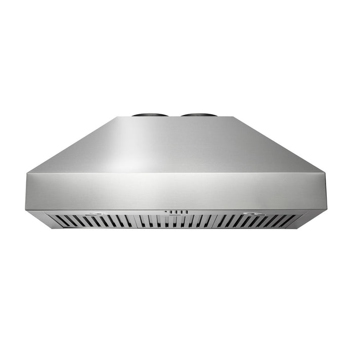 Thor Kitchen 36” Professional Wall Mount Pyramid Range Hood with 800 CFM Motor in Stainless Steel (TRH36P)