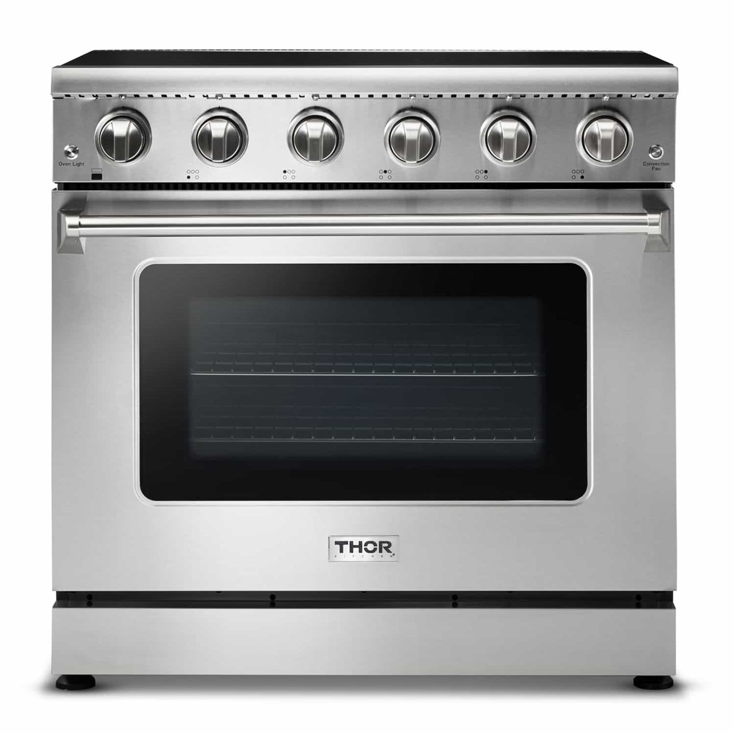 Thor Kitchen 4Piece Appliance Package 36Inch Electric Range, Refri