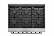 Thor Kitchen 4-Piece Appliance Package - 36-Inch Gas Range, Refrigerator with Water Dispenser, Pro-Style Wall Mount Hood, & Dishwasher in Stainless Steel