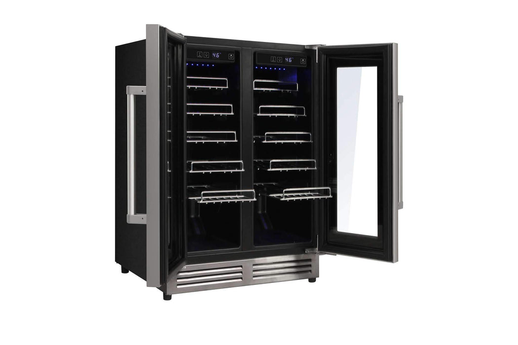 Thor Kitchen 5-Piece Appliance Package - 30-Inch Electric Range, French Door Refrigerator, Dishwasher, Microwave Drawer, & Wine Cooler in Stainless Steel