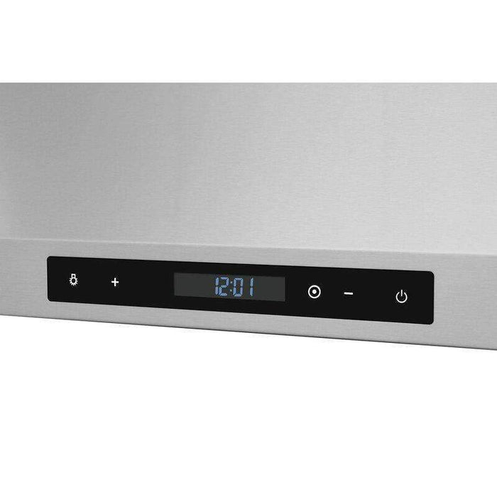 Thor Kitchen 5-Piece Appliance Package - 36-Inch Gas Range, French Door Refrigerator, Wall Mount Hood, Dishwasher, and Wine Cooler in Stainless Steel