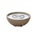 TrueFlame Adobe Series 30" GFRC Glass Fiber Reinforced Concrete Fire and Water Bowl