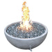 TrueFlame Adobe Series 30" GFRC Glass Fiber Reinforced Concrete Fire and Water Bowl